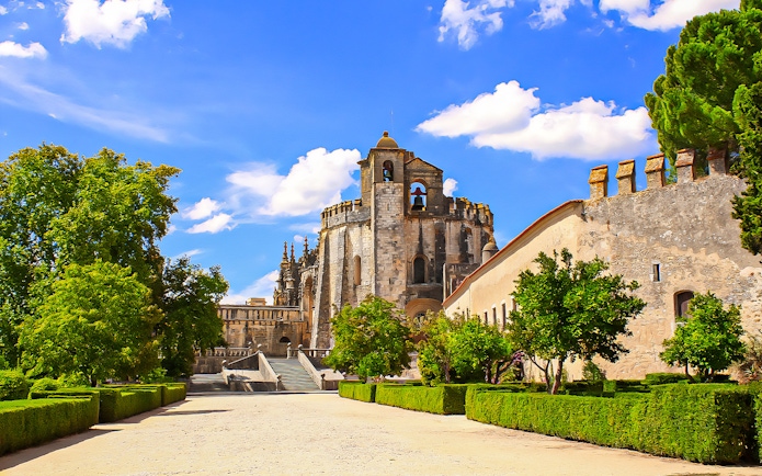 Tomar's Convent of Christ, a key site on the Knights Templar Tour from Lisbon.