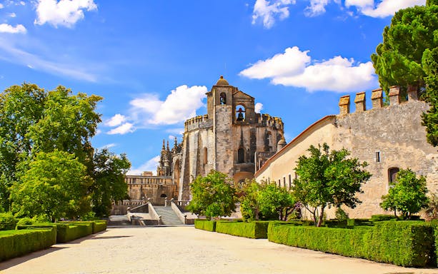 Tomar's Convent of Christ, a key site on the Knights Templar Tour from Lisbon.