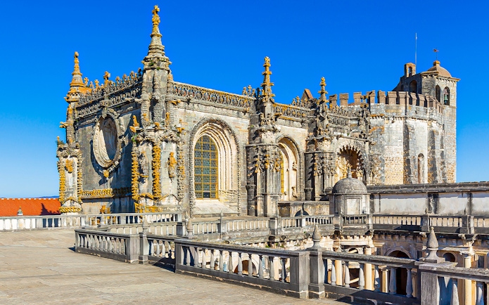 Tomar Convent of Christ, a key site on the Knights Templar Tour from Lisbon.