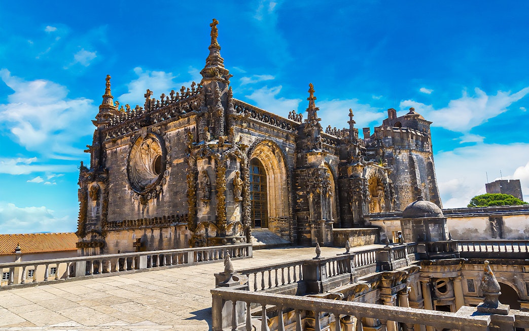 Convent of Christ in Tomar, Portugal, part of Knights Templar Tour from Lisbon.