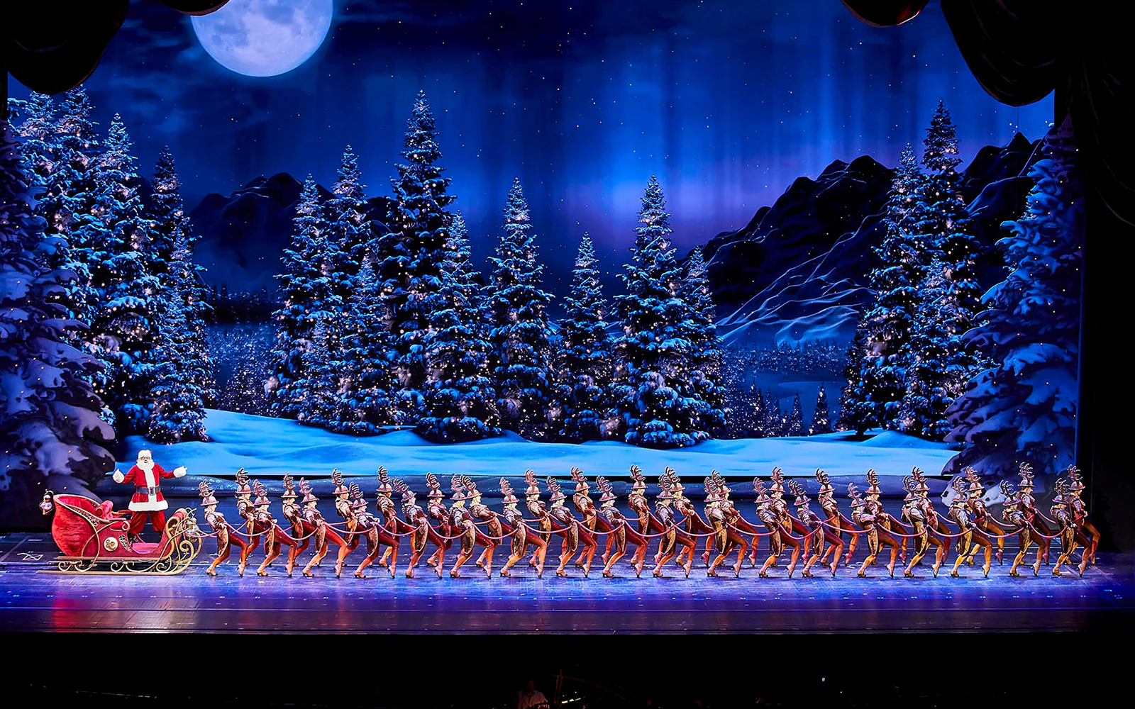 Exciting performance of the Radio City Christmas Spectacular Starring The Radio City Rockettes in New York