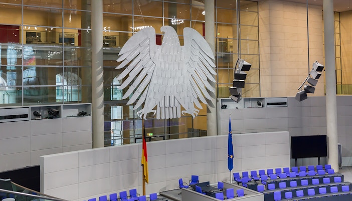 Plenarsaal im Reichstag