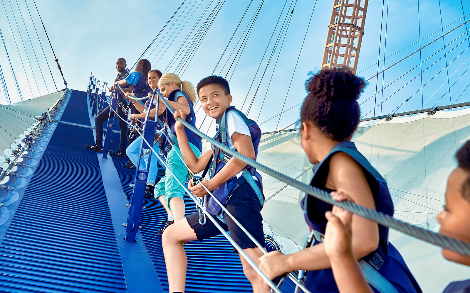 Climbing O2 Arena London