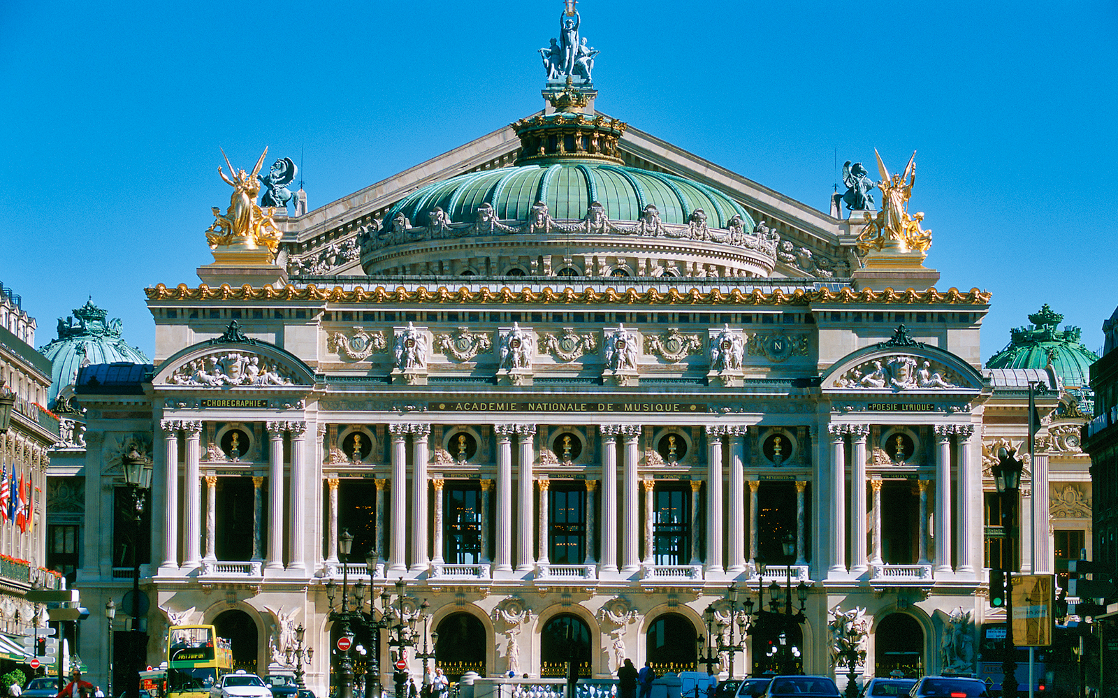 Palais Garnier facade in Paris, part of The Paris Pass attractions.