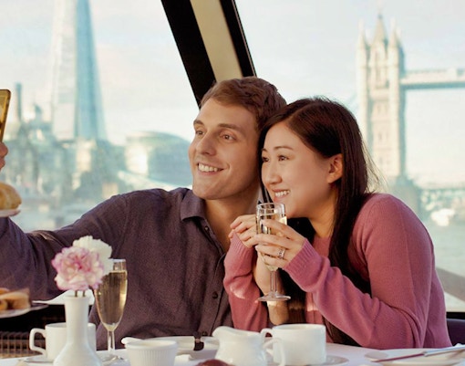 Thames river afternoon tea cruise