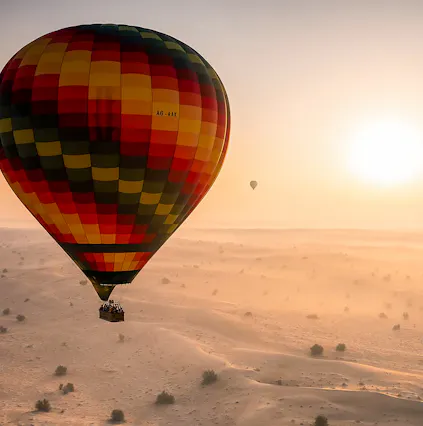 The ultimate Hot Air Balloon adventure in Dubai