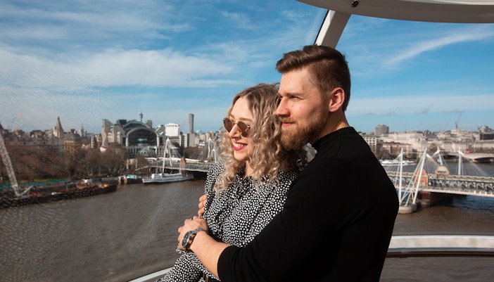 Valentines Day in London - Evening at The London Eye