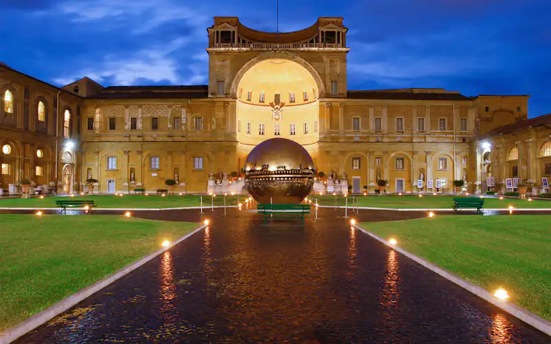 Vatican Museums at Night