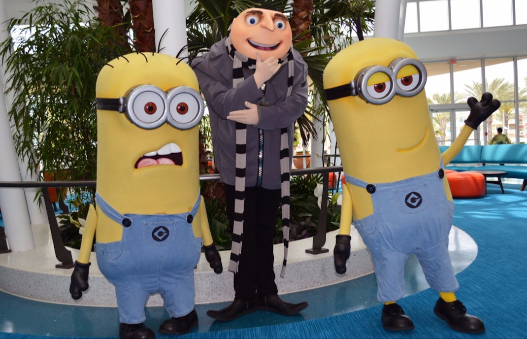 Characters from Despicable Me at Universal Orlando