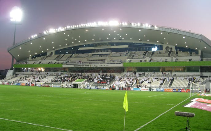 Mohammed bin Zayed Stadium during UAE vs Iraq, 2018 FIFA World Cup Qualification.