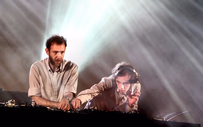 DJ duo performing at Zero Gravity New Year's Eve Party with Chase & Status and 2manydjs.